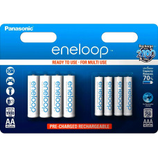 Акумулятор Panasonic Eneloop AA 1900 4BP mAh + акумулятор Panasonic Eneloop AAA 750 4BP mAh